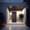 Lampara para pared LED moderno con 3 cambios de luz calida, neutro, fria de interior y exterior IP65 SLATE