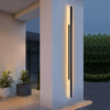 Lampara para pared LED moderno con 3 cambios de luz calida, neutro, fria de interior y exterior IP65 SLATE