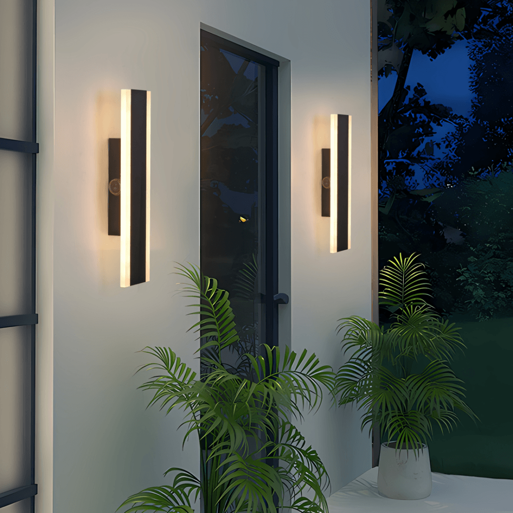 lampara-para-pared-en-exteriores-LASA-5861-180cm-LUXICA-DESIGNLUX-luminario Lampara para pared LED moderno con 3 cambios de luz calida, neutra, fria para interior y exterior IP65 LASA 5861
