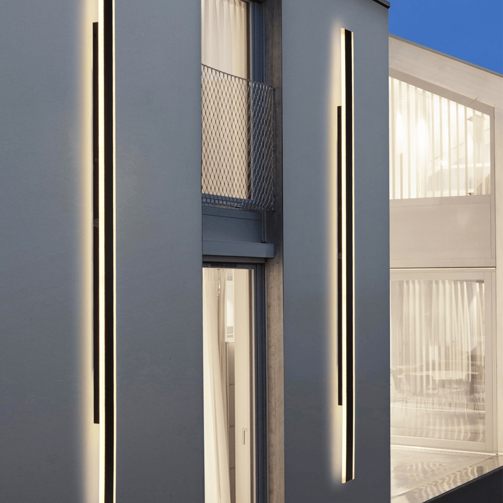 lampara-para-pared-en-exteriores-LASA-5861-180cm-LUXICA-DESIGNLUX-luminario0 Lampara para pared LED moderno con 3 cambios de luz calida, neutra, fria para interior y exterior IP65 LASA 5861