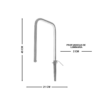lampara-para-piso-para-exterior-Led-FRAME-X60304-LUXICA-medidas lampara-para-piso-para-exterior-Led-FRAME-X60304-LUXICA-medidas
