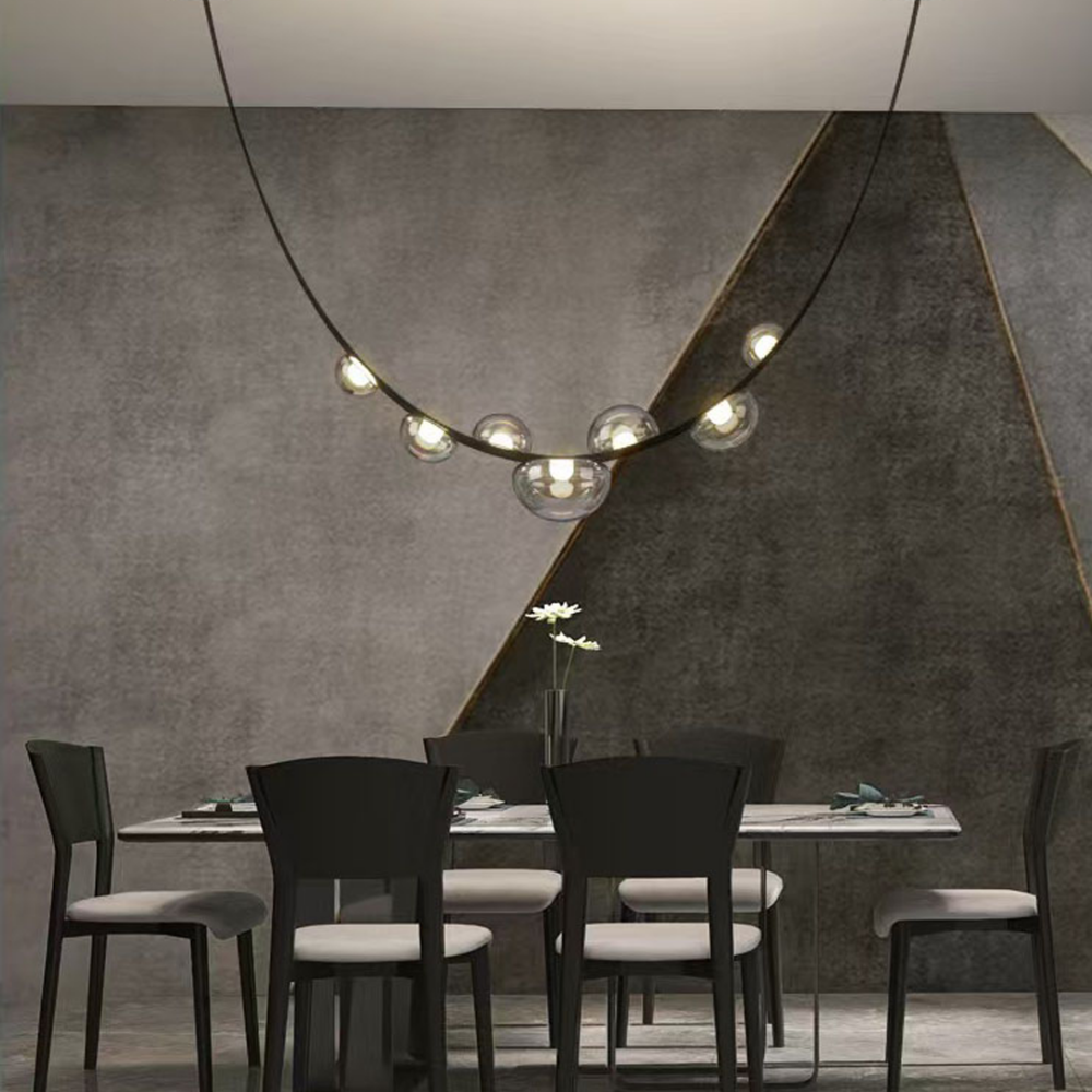 lampara-colgante-led-de-7-esferas-ambiente2-LEONOR-LUXICA-designlux lampara-colgante-led-de-7-esferas