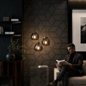 Lámpara-colgante-decorativa-de-3-luces-con-vidrio-humo-magacela-390319-tienda-de-lamparas-lumistore-ambiente