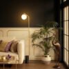 Lámpara-de-piso-de-esfera-de-laton-cepillado-esfera-opalina-betulia-39981-tienda-de-lamparas-lumistore-ambiente